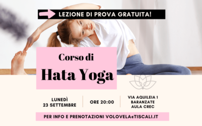 Lezione di prova gratuita del nuovo corso Hatha Yoga